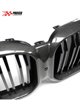Load image into Gallery viewer, BMW F97/F98, X3M/X4M LCI Carbon Fibre Dual Slat Front Grille