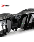 Load image into Gallery viewer, BMW F97/F98, X3M/X4M LCI Carbon Fibre Dual Slat Front Grille