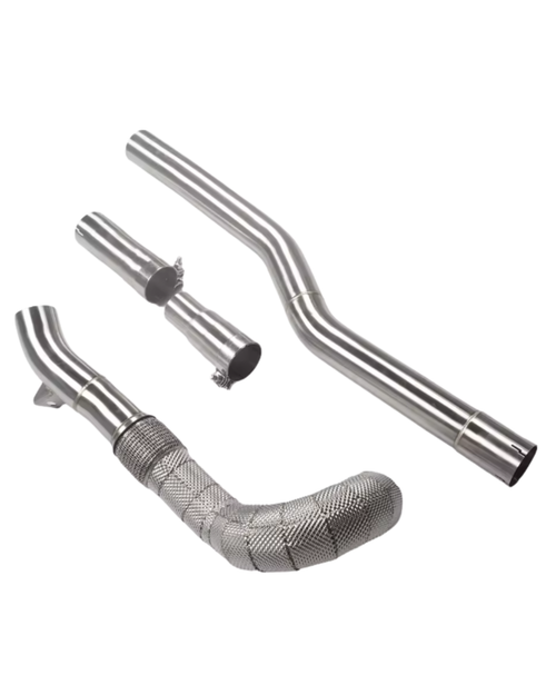 Audi 8Y S3 Catless Downpipe With Heat Shield