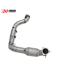 Load image into Gallery viewer, Mercedes Benz W177/C118/H247/X247, A35/CLA35/GLA35/GLB35 Catted Downpipe With Heatshield