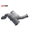Load image into Gallery viewer, Audi C8, RS6/RS7 Catless Downpipe With Heatshield