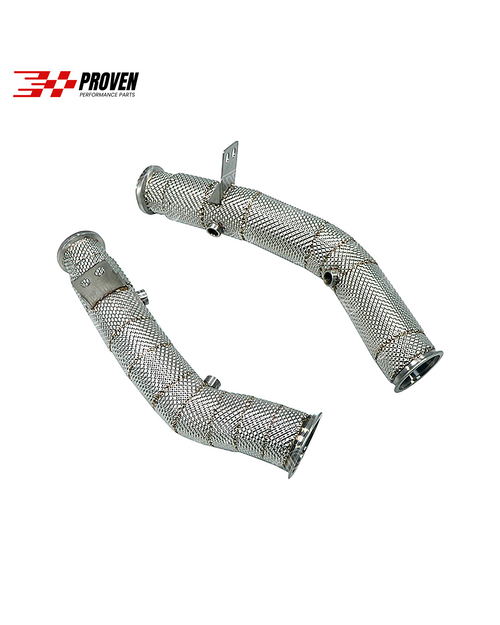 Mercedes Benz W205/W213/C253, C43/E43/GLC43 Catless Downpipe With Heatshield