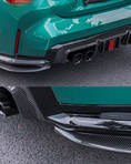 Load image into Gallery viewer, BMW G80/G82, M3/M4 Carbon Fiber Body Kit Rear Bumper Side Splitter V.2