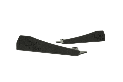 Flow Design RS3 8V Sedan Facelift Side Skirt Splitter Winglets (Pair)