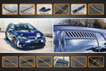 Load image into Gallery viewer, Flow Design MK7.5 Golf R Full Lip Splitter Set with Flow-Lock Rear Diffuser