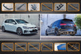 Load image into Gallery viewer, Flow Design MK7.5 Golf GTI Full Lip Splitter Set with Flow-Lock Rear Diffuser
