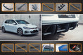 Load image into Gallery viewer, Flow Design MK7.5 Golf GTI Full Lip Splitter Set with Flow-Lock Rear Diffuser