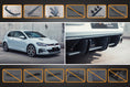 Load image into Gallery viewer, Flow Design MK7.5 Golf GTI Full Lip Splitter Set with Flow-Lock Rear Diffuser