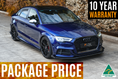 Load image into Gallery viewer, Flow Design S3 8V Sedan Facelift Full Lip Splitter Set