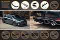Load image into Gallery viewer, Flow Design MK6 Golf GTI Full Lip Splitter Set