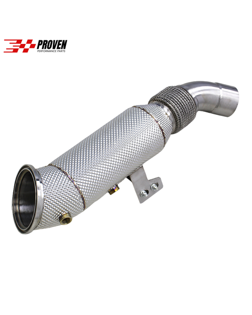 BMW B58 Gen 1 F-Series M140i/M240i/340i/440i Catless/Catted Downpipe With Heat Shield