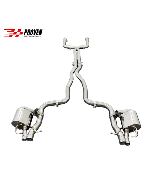 Mercedes Benz W205, C63/C63s AMG Stainless Steel Valved Catback Exhaust
