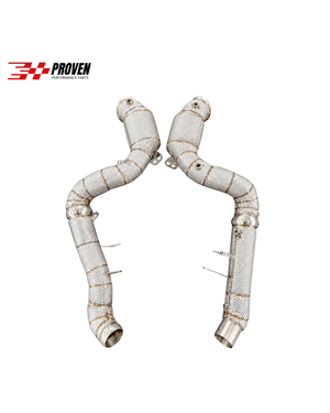 Mercedes Benz W167/C167, GLE63s AMG Catted Downpipe With Heatshield
