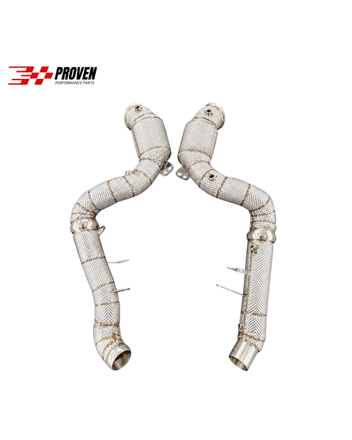 Mercedes Benz W167/C167, GLE63s AMG Catted Downpipe With Heatshield