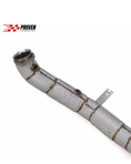 Load image into Gallery viewer, Mercedes Benz W212/W218, E63/CLS63 Catless Downpipe With Heatshield