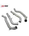 Load image into Gallery viewer, Mercedes Benz W463A G63 Catless Downpipe With Heatshield