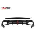 Load image into Gallery viewer, Mercedes Benz C118/W118 CLA45 AMG Carbon Fibre AE Style LED Rear Diffuser