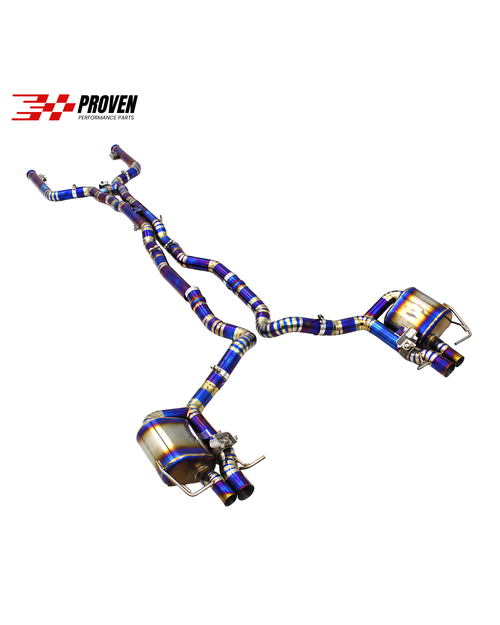 Mercedes Benz W205, C63/C63s AMG Titanium Valved Catback Exhaust