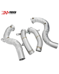 Load image into Gallery viewer, Mercedes Benz W213, E63/E63s AMG Catless Downpipe With Heatshield