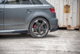 Load image into Gallery viewer, Maxton Design Racing Durability Rear Side Splitters + Rear Flaps Audi RS3 8VA Sportback