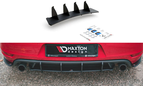 Maxton Design Racing Durability Rear Diffuser V2 Golf MK6 GTI