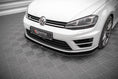 Load image into Gallery viewer, Maxton Design Racing Durability Front Splitter V2 VW Golf MK7 R Front Lip