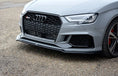 Load image into Gallery viewer, Maxton Design Audi RS3 Facelift Sedan Front Splitter Lip V2