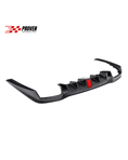 Load image into Gallery viewer, Mercedes Benz W213, E43/E63 AMG Sedan Carbon Fibre B Style LED Rear Diffuser