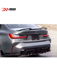 Load image into Gallery viewer, BMW G80/G82, M3/M4 Carbon Fibre 3 Piece MP Style Rear Diffuser