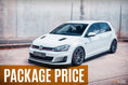 Load image into Gallery viewer, White Volkswagen MK7 Golf GTI Front Splitter, Side Splitters & Rear Diffuser
