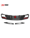 Load image into Gallery viewer, Mercedes Benz C117 CLA45 AMG Carbon Fibre PAK Style Rear Diffuser