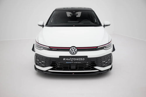 Maxton Design Front Splitter V.4 Volkswagen Golf GTI / GTE / R-Line Mk8 Facelift