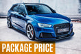 Load image into Gallery viewer, Buy RS3 8V Front Lip/Side Skirt Splitters & Rear Diffusers Online