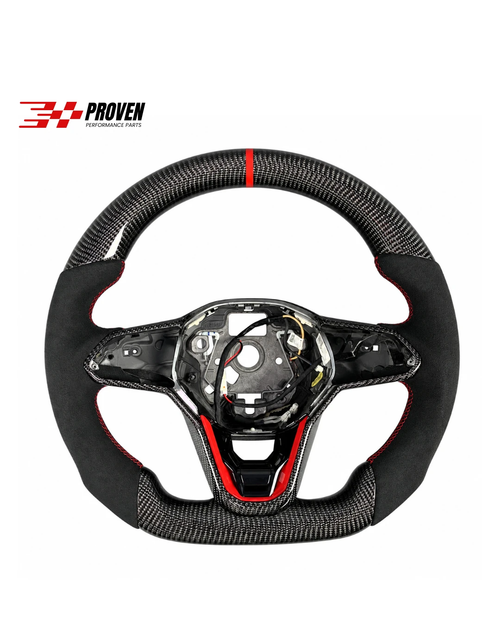 Volkswagen MK8 Golf GTI Carbon Fibre Steering Wheel