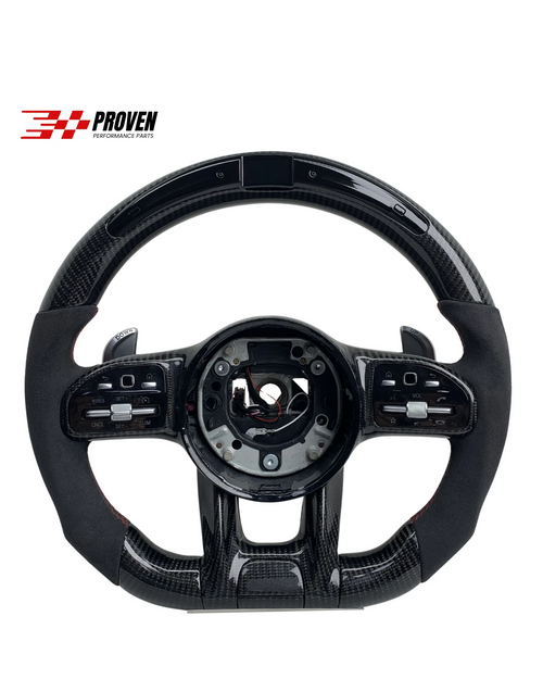 Mercedes Benz W205, C43/C63s AMG 2018-2022 Carbon Fibre LED Steering Wheel
