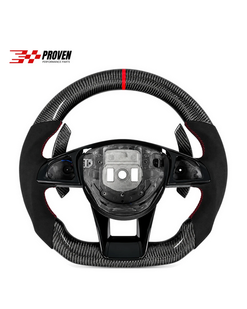 Mercedes Benz W205, C43/C63s AMG 2015-2017 Alcantara Carbon Fibre Steering Wheel