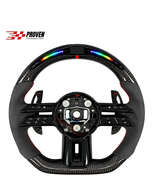 Mercedes Benz C118/W118 CLA35/CLA45 AMG 2024+ Carbon Fibre LED Steering Wheel