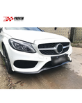 Load image into Gallery viewer, Mercedes Benz W205 C43 AMG Pre LCI Carbon Fibre V1 Style Front Lip