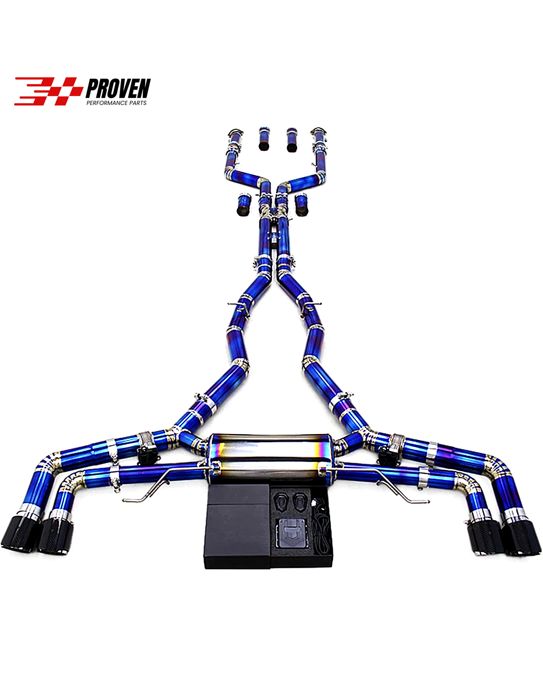 BMW F95/F96, X5M/X6M Titanium Valved Catback Exhaust