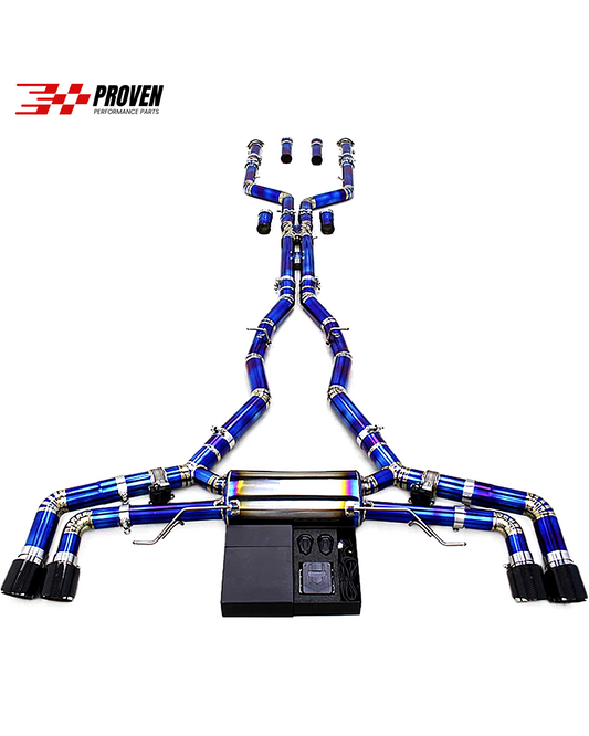BMW F95/F96, X5M/X6M Titanium Valved Catback Exhaust