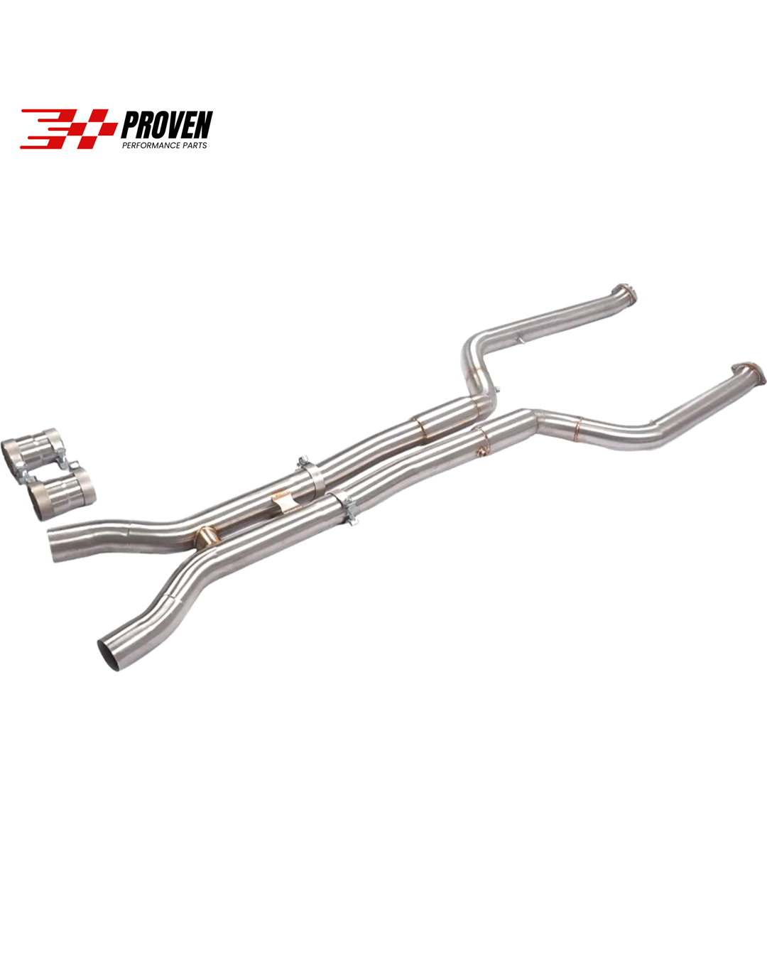 BMW F95/F96, X5M/X6M Equal Length Mid H Pipe