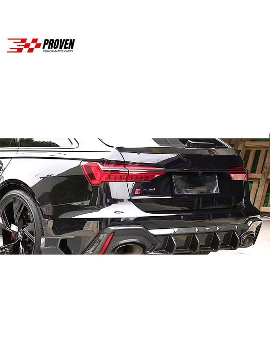 Audi C8, RS6 Carbon Fibre Rear Middle Spoiler