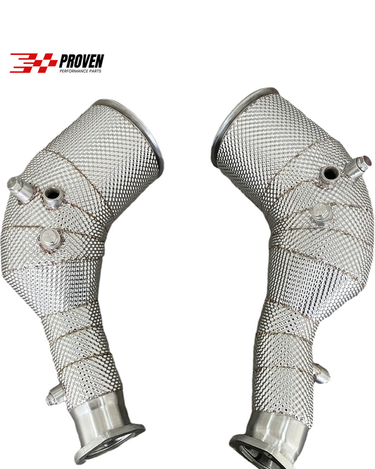 Audi C8, RS6/RS7 Catted Downpipe With Heatshield