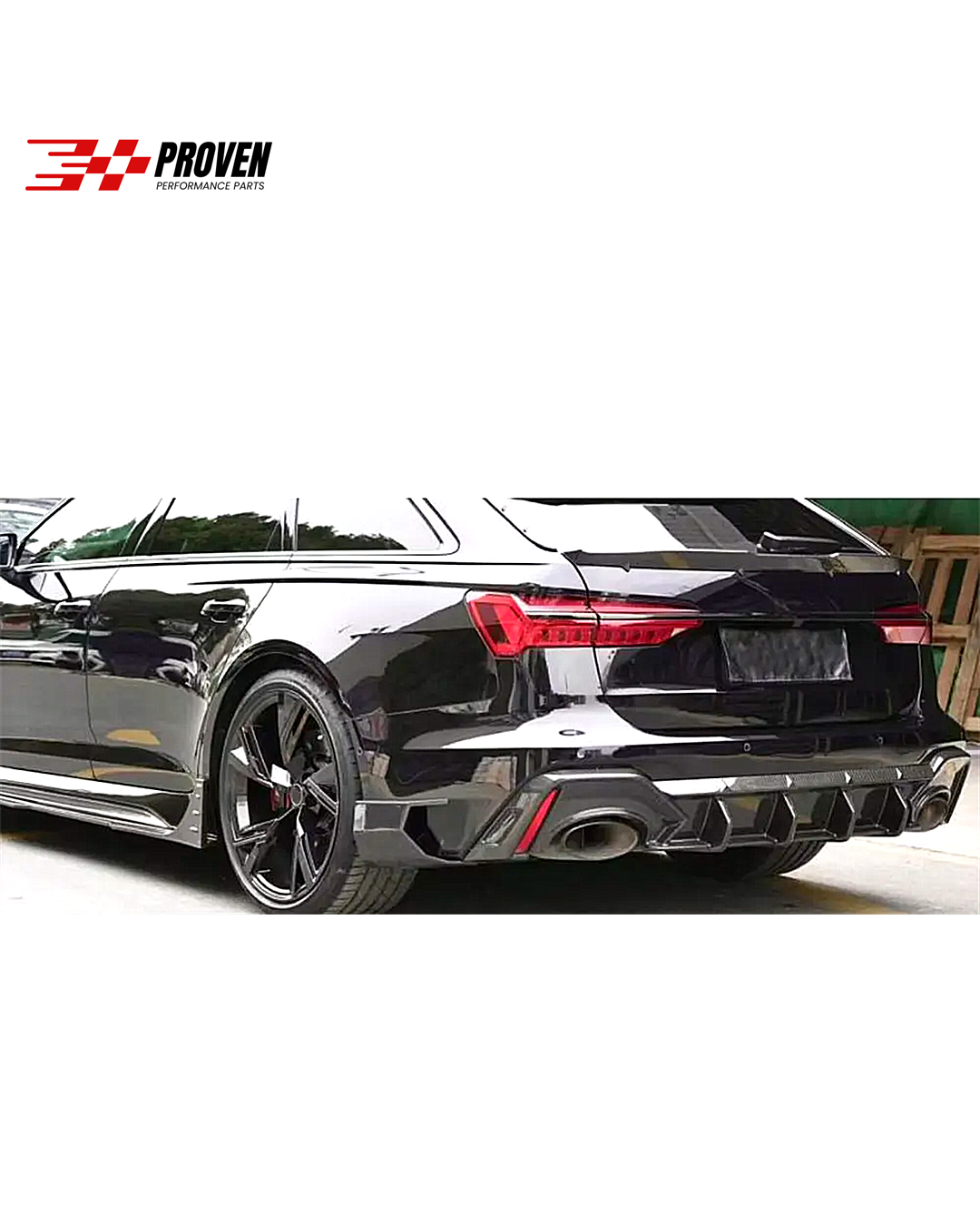 Audi C8, RS6/RS7 Carbon Fibre V.2 Rear Diffuser