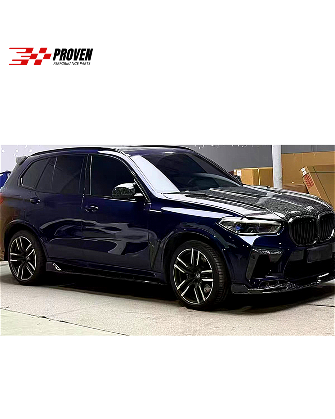 BMW F95 F96 X5M X6M Carbon Fibre LD Style Side Skirts