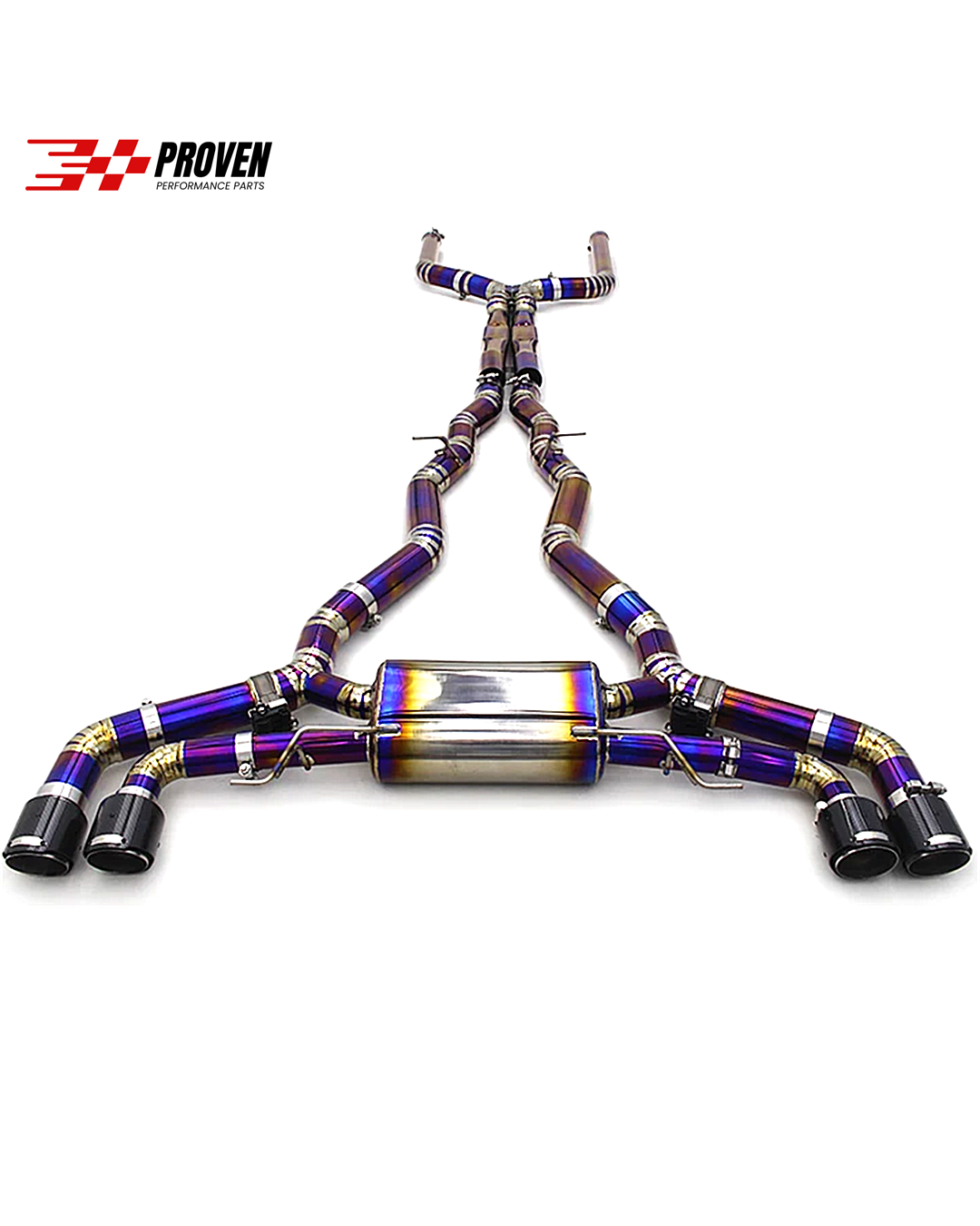 BMW F91/F92/F93 M8 Titanium Valved Catback Exhaust