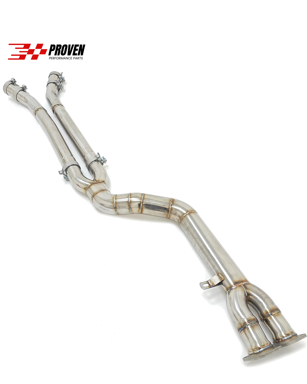 BMW F97 F98 X3M X4M big single mid pipe