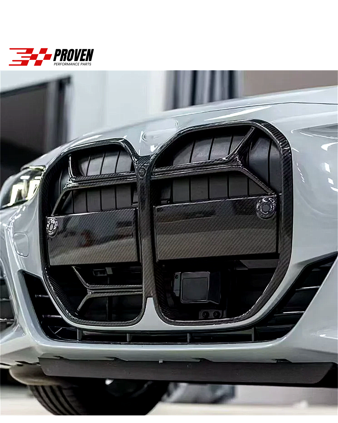 BMW G22, M440i Carbon Fibre CSL Style ACC Front Grille