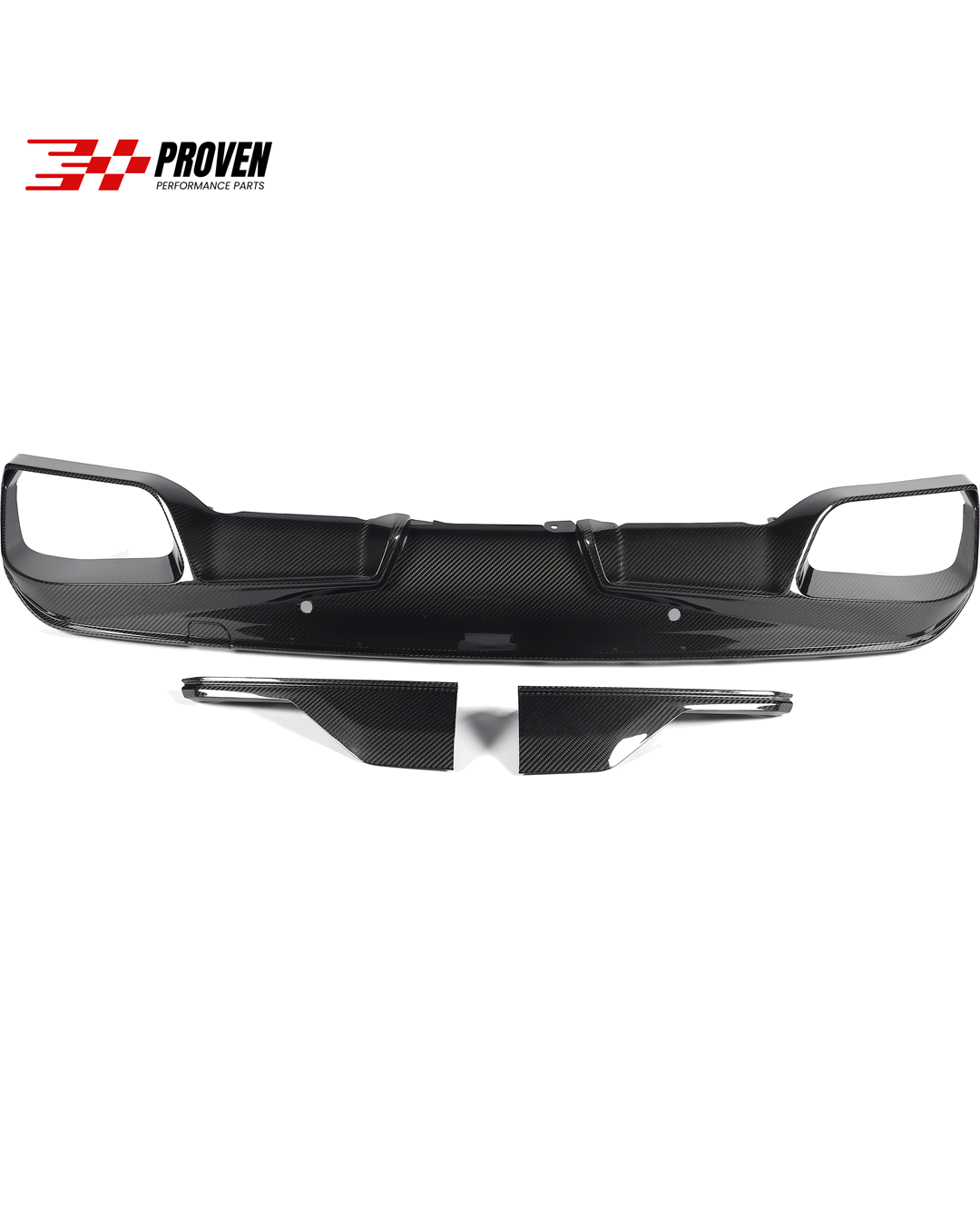 BMW F95, X5M LCI Carbon Fibre JC Style Rear Diffuser