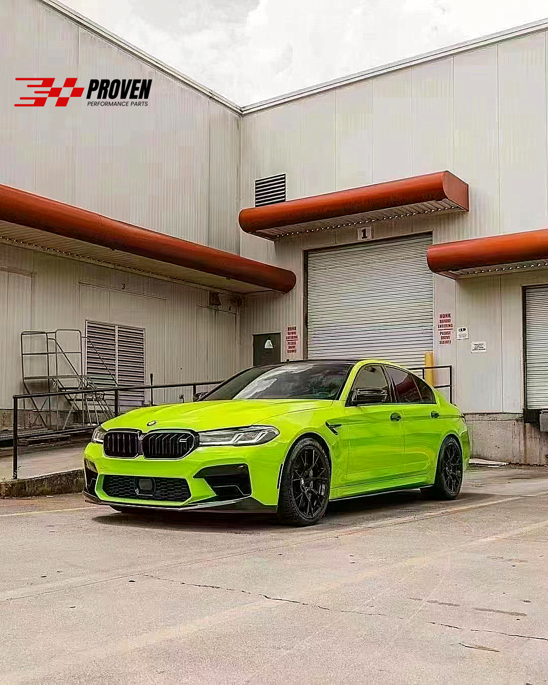 BMW F90, M5 LCI Carbon Fibre 3 Piece Front Lip